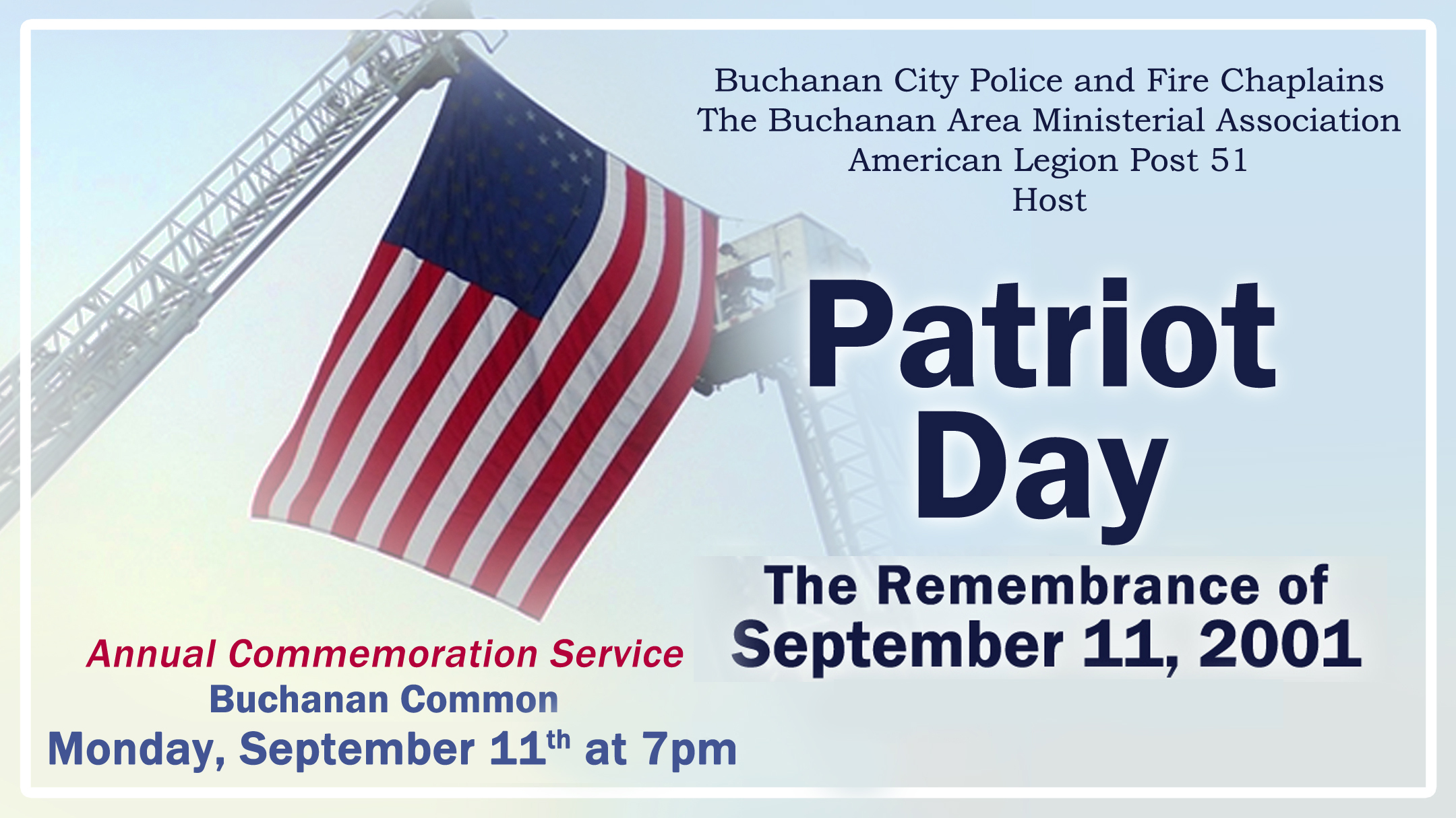 Patriot Day 2023 Buchanan Michigan