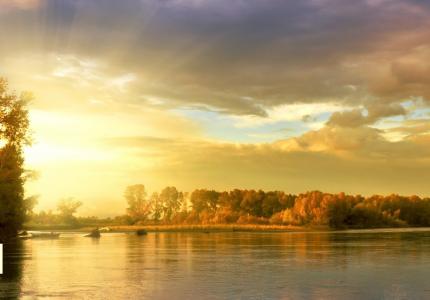 St Joseph River at sunset