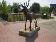 Deer sculpture