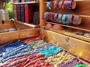 photo of leather goods for sale