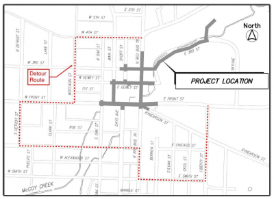 Detour Map