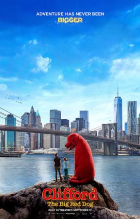 Movie poster for Clifford the Big Red Dog