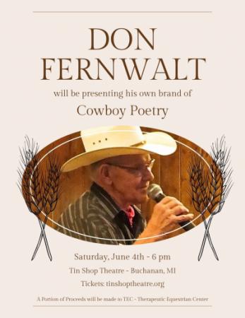 Don Fernwalt presents Cowboy Poetry