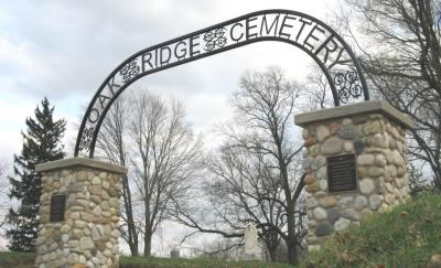 Oak Ridge Cemetery Stone Arch