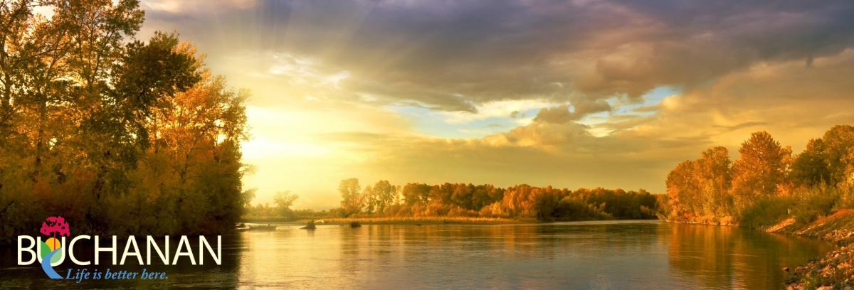 St Joseph River at sunset