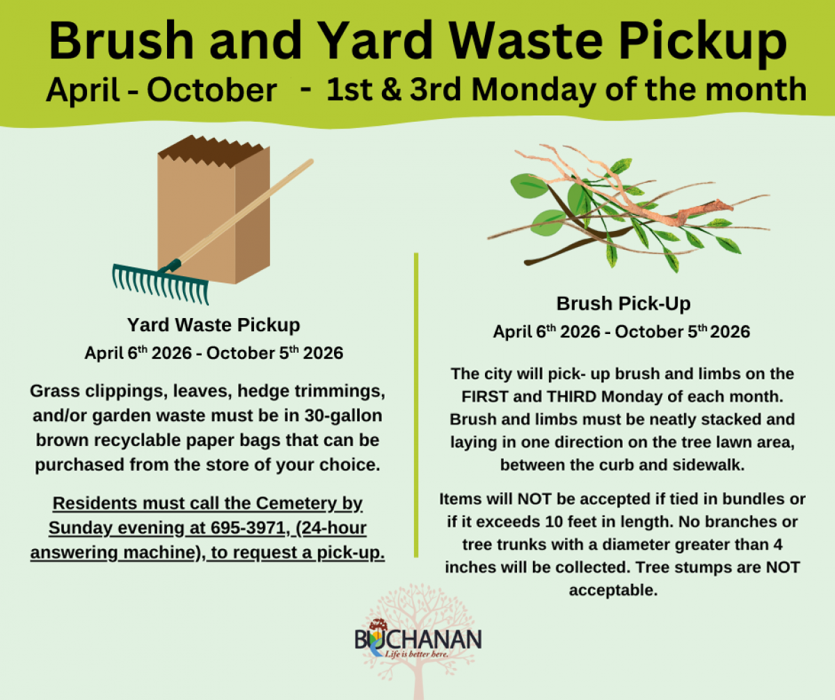Brush and yard waste pickup