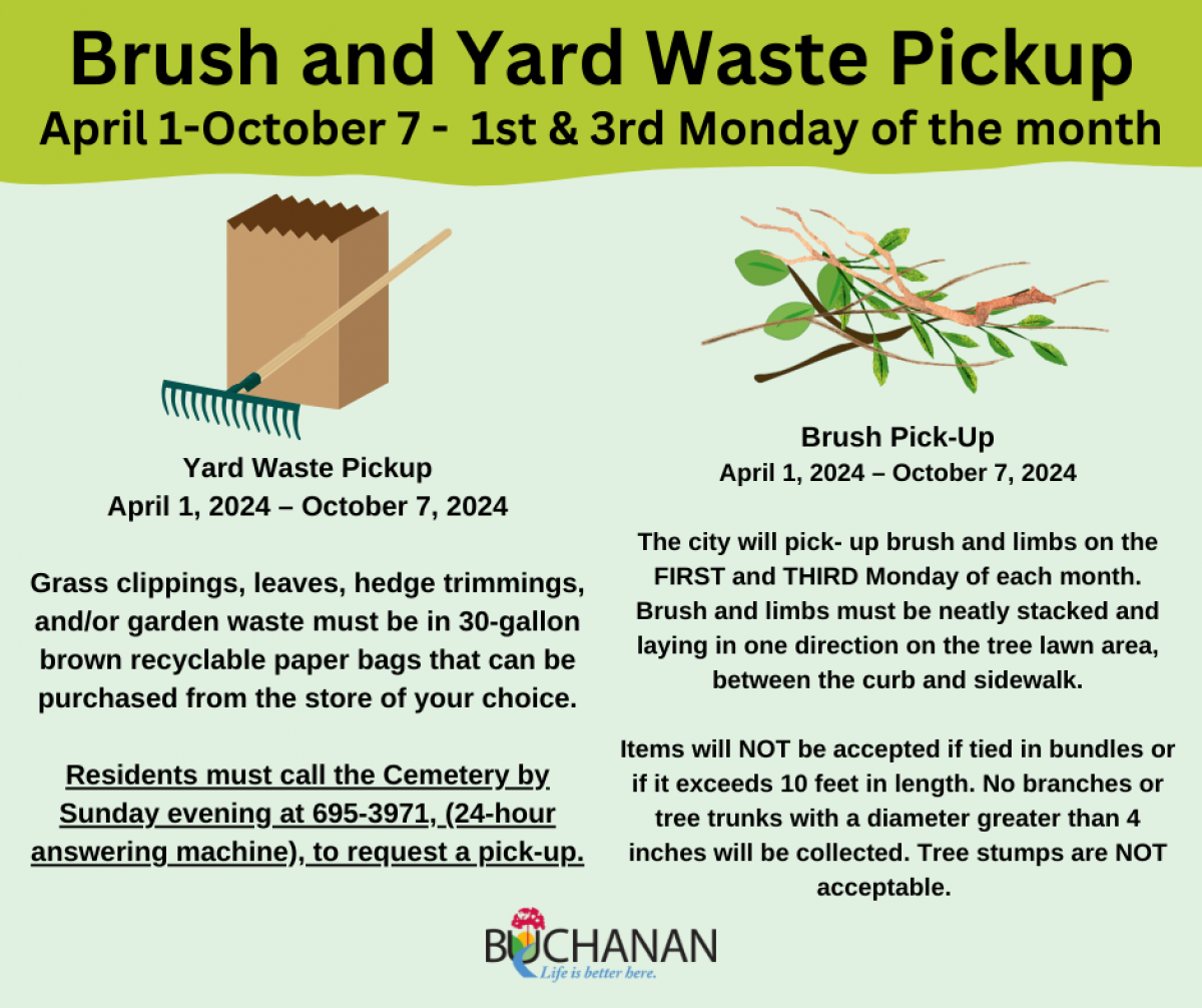 Brush and Yard Waste pickup